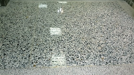 磨石子地板拋光