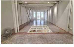 台北赤峰街店面磨石子地板打蠟後_提升亮度，也提升空間質感