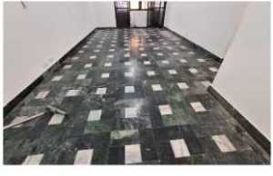 台北辛亥路住宅傳統大理石地板清潔前