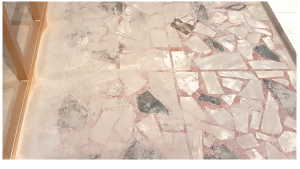 大理石表面殘留地板膠