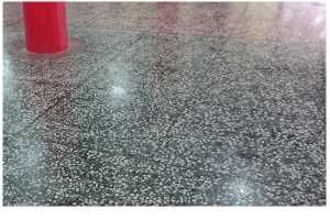 磨石子研磨除膠後乾淨如新