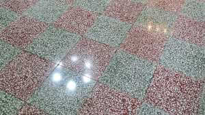 拚色磨石子地磚